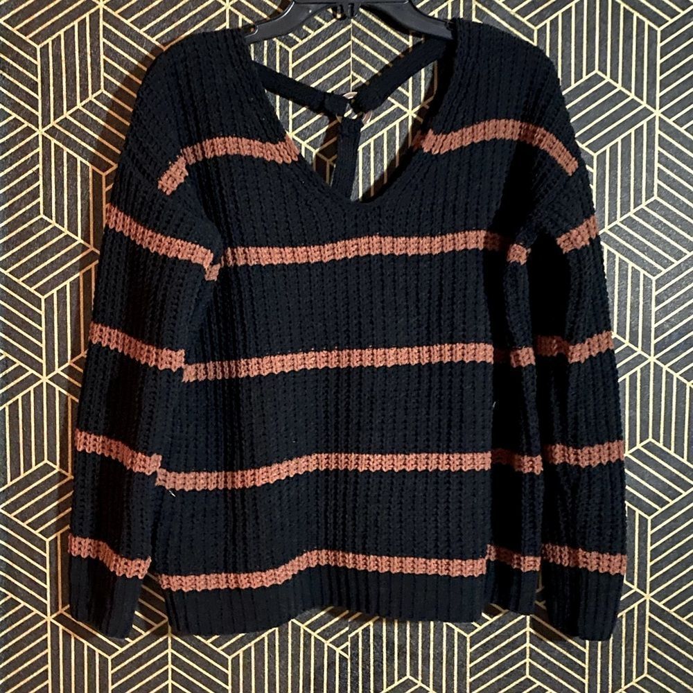 Love by Design striped sweater M